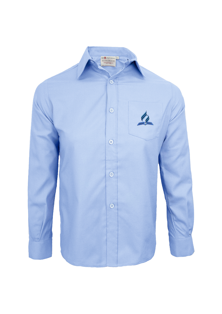 Seventh-day Adventist LS Shirt Light Blue